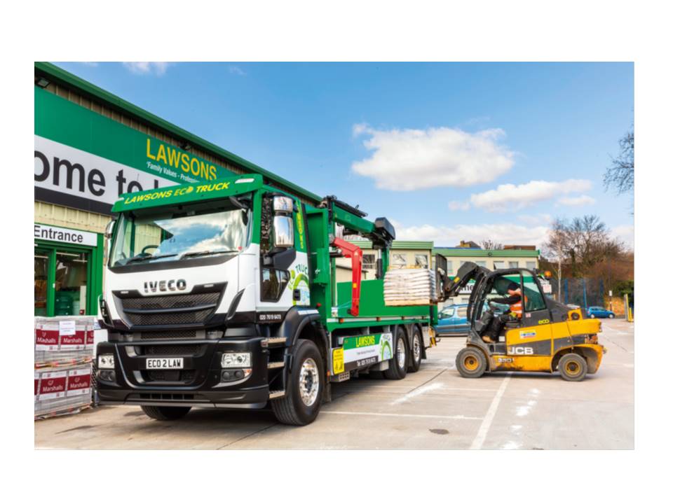 First UK builders merchant to field gas powered truck Trucking