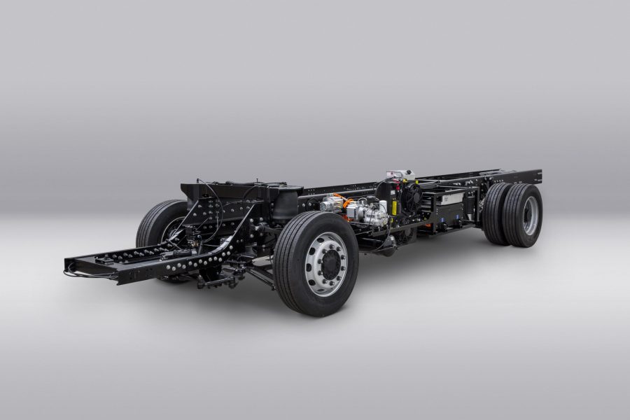 Electric truck chassis