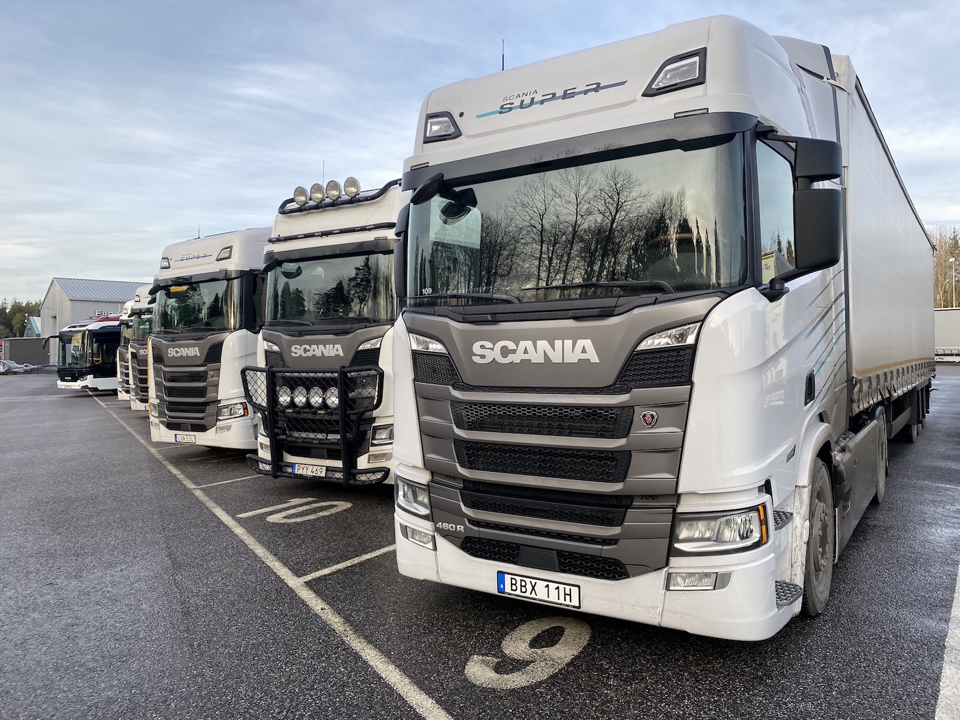 Test driving the Scania R660 V8