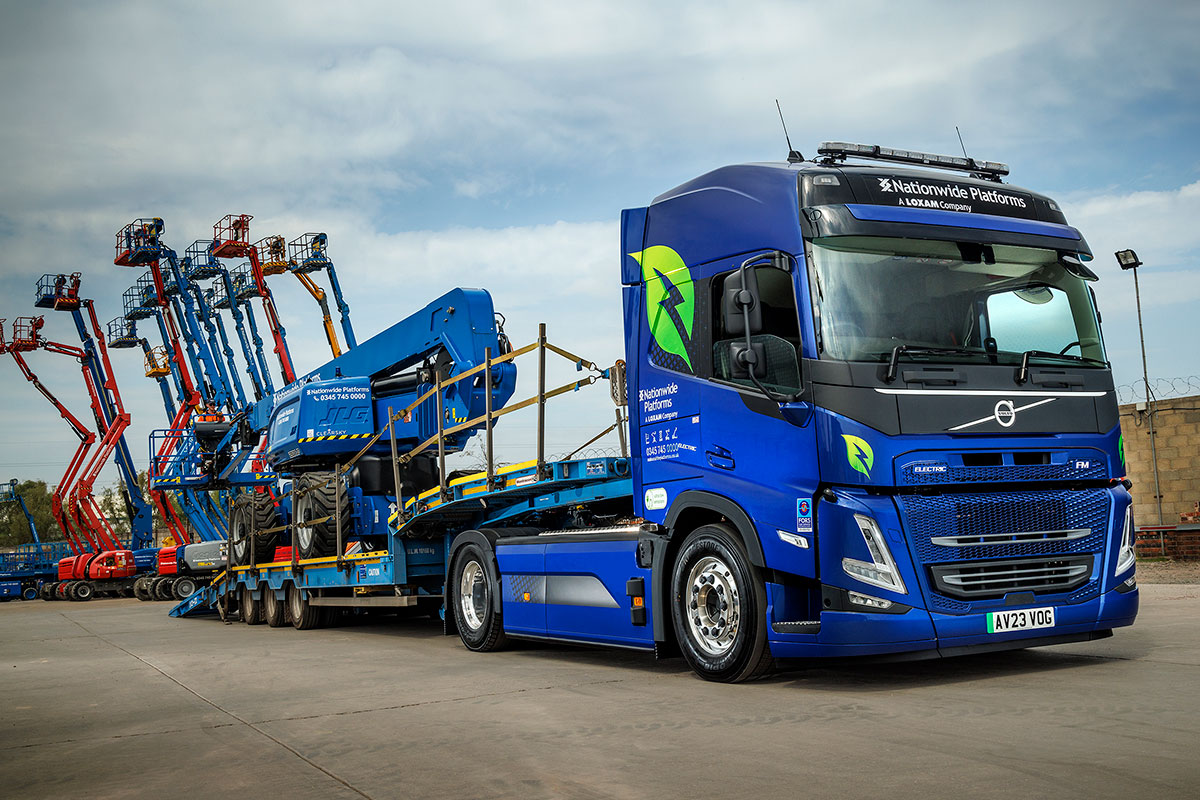 Nationwide Platforms deploy UK’s first Volvo FM Electric Trucking
