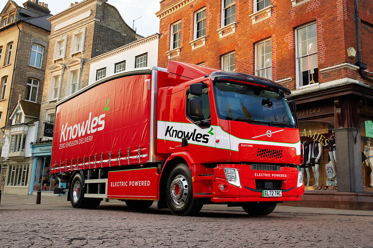 Knowles gets its first electric truck Trucking