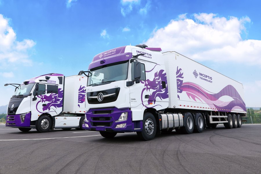 Inceptio delivers 400 autonomous HGVs to ZTO Express