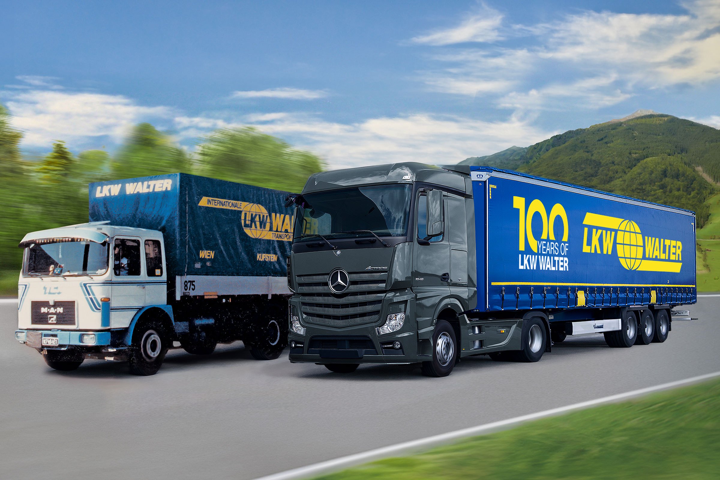 Lkw Example LKW WALTER celebrates its 100th anniversary - Trucking
