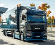 MAN Delivers First Electric Truck to DRÄXLMAIER Group