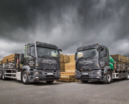 Marthall Tree Products Expands Fleet with New MAN Trucks to Serve North West Timber Market