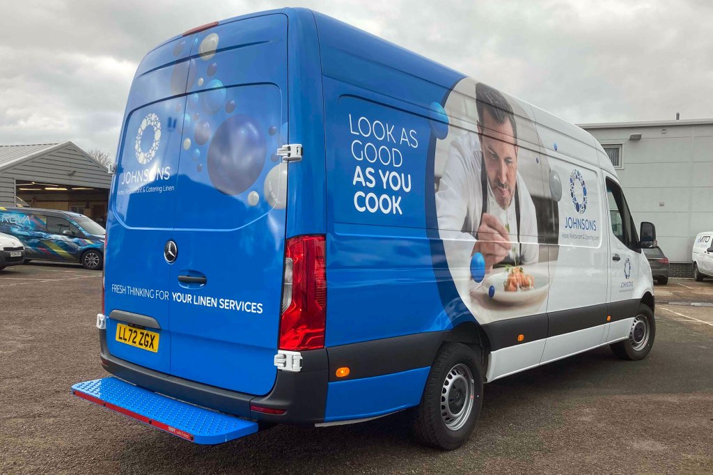 RGVA Marks 232 Vehicle Livery Solutions for Johnsons