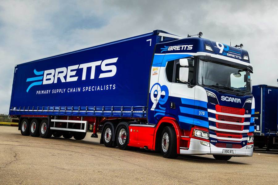 Bretts Transport achieves carbon reductions with fleet upgrades and green initiatives