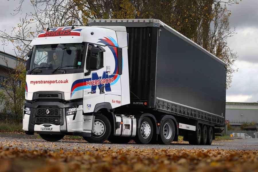 Renault Trucks T High Turbo Compound boosts Myers Transport efficiency.