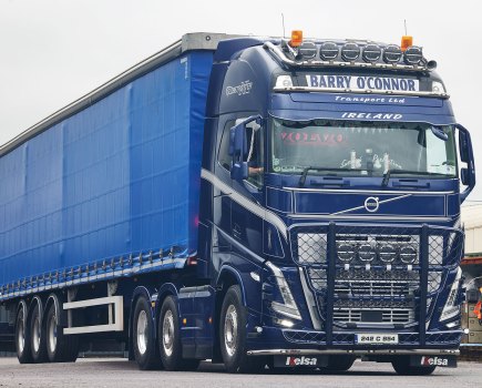 Barry O’Connor Transport Ltd’s new Volvo FH 540 Globetrotter XL pays tribute to family legacy.
