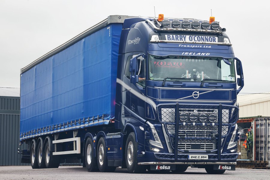 Barry O’Connor Transport Ltd’s new Volvo FH 540 Globetrotter XL pays tribute to family legacy.