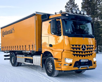 Continental conducts winter tyre tests in Sweden to refine snow and ice performance