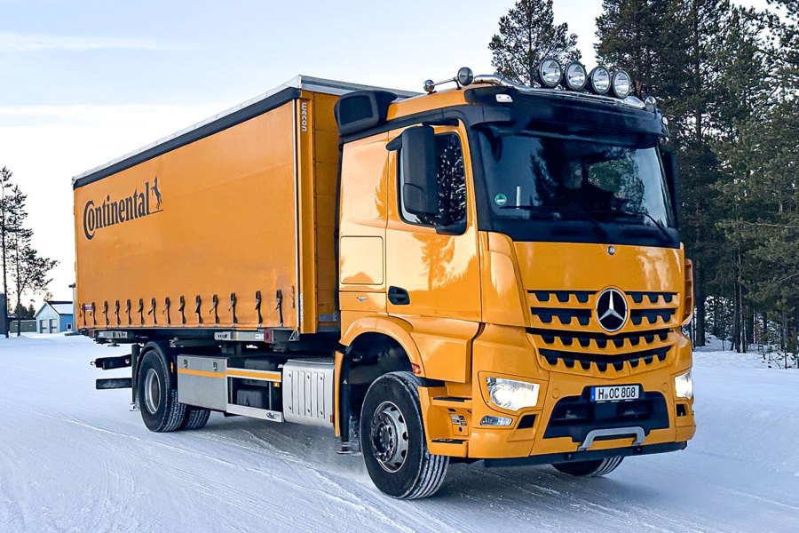 Continental conducts winter tyre tests in Sweden to refine snow and ice performance