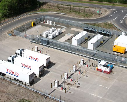 ReFuels Bio-CNG refuelling station in Livingston, West Lothian