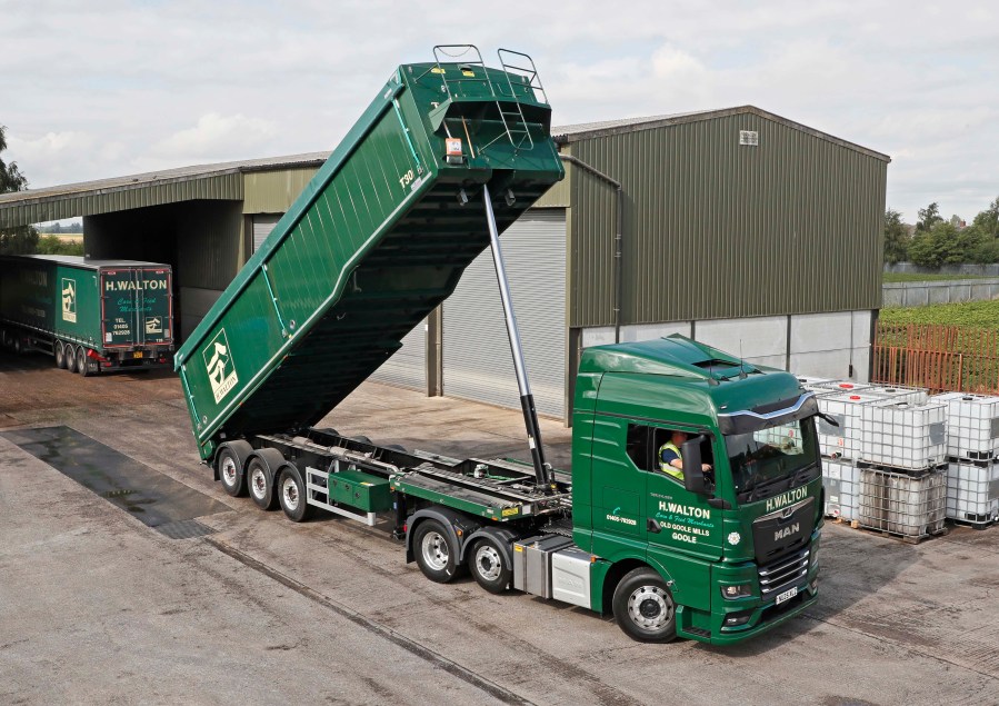 HARSH Hydraulics Power New MAN Artic Tipper for H.Walton