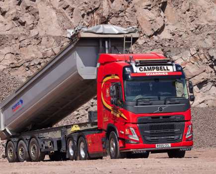 Campbell Contracts strengthens fleet with Volvo FM500 tractor unit