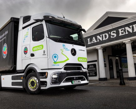 eActros 600 completes first electric John O’Groats to Land’s End run
