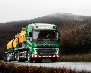 Volvo FM drawbar rigid delivered to PW Tanking Services in Emerald Green livery