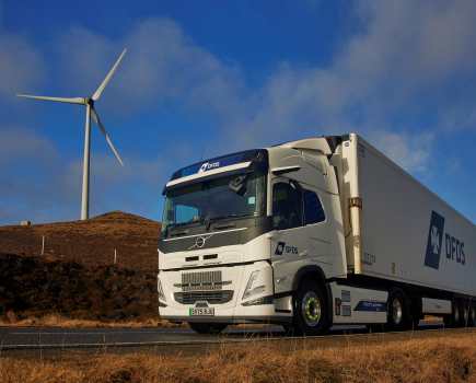 Volvo FM Electric enters service with DFDS in Shetland operations